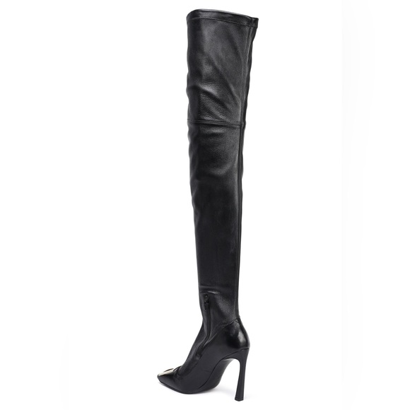 Roger Vivier Cuissard buckle leather thigh boots - Picture 4 of 8